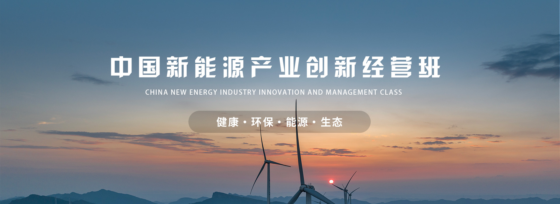 中国新能源产业创新经营班